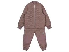 Støvet violet termosæt fra Mikk Line 16814ML twilight mauve forfra